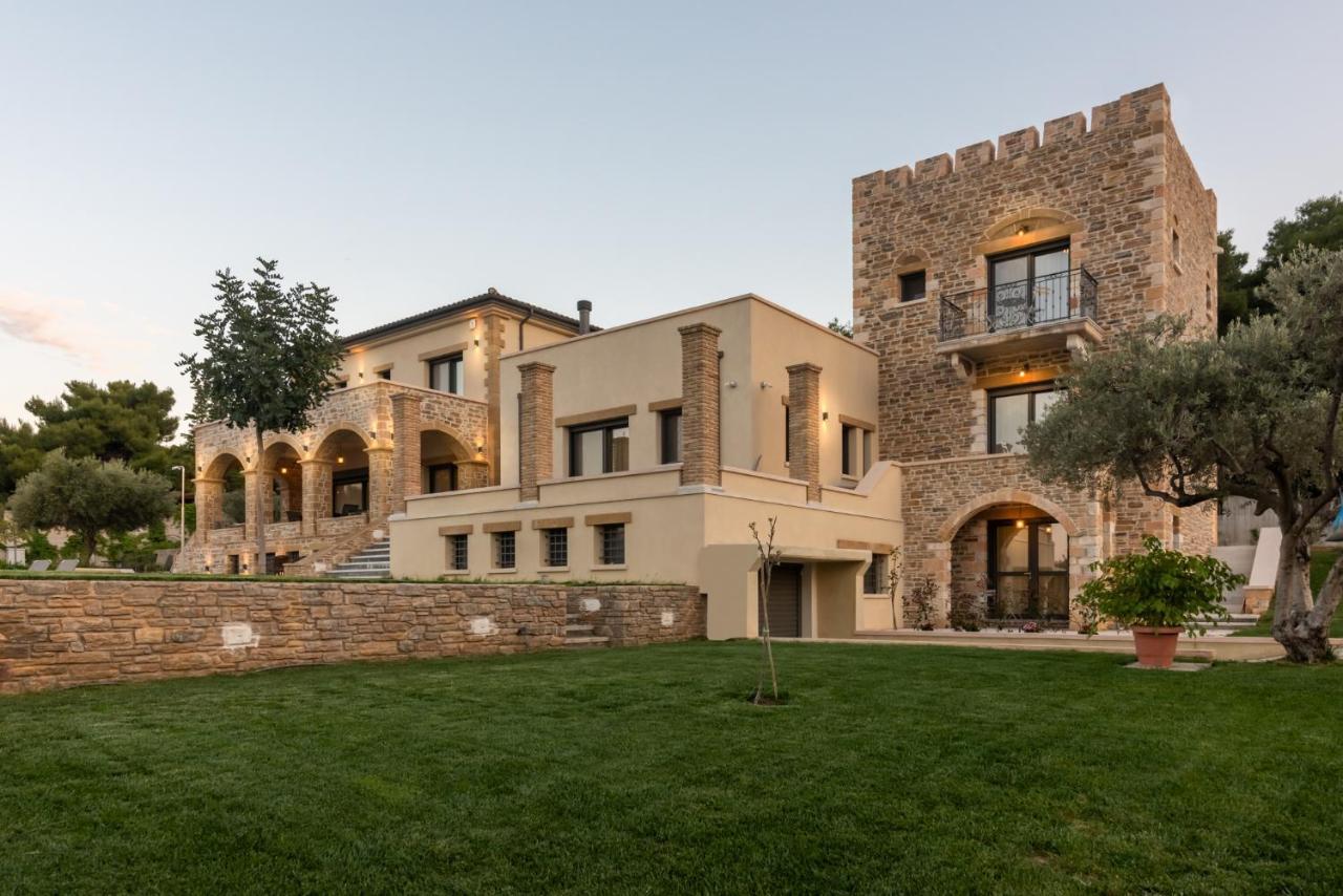 Villa Kalamos / Sea View And Pool Nearby Athens Exterior photo