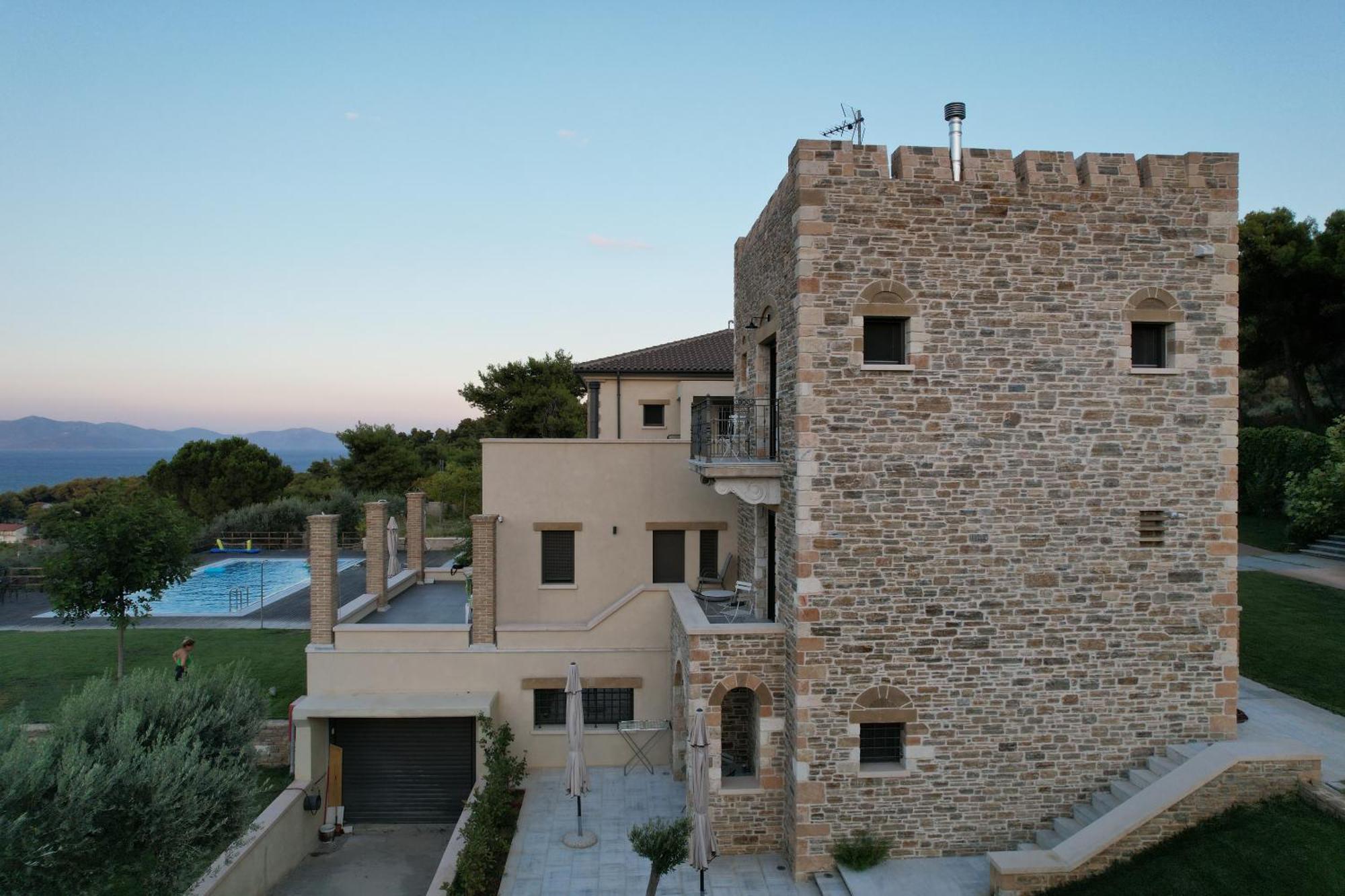 Villa Kalamos / Sea View And Pool Nearby Athens Exterior photo