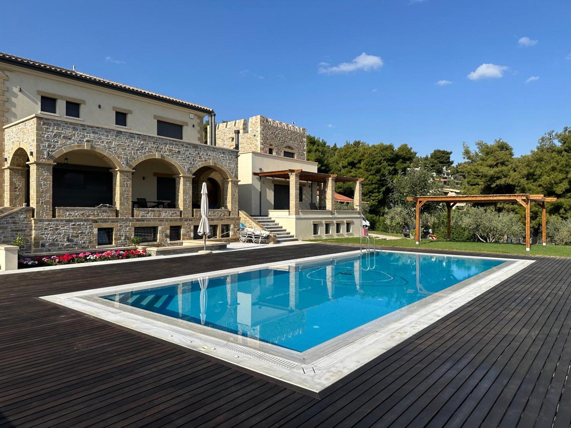 Villa Kalamos / Sea View And Pool Nearby Athens Exterior photo